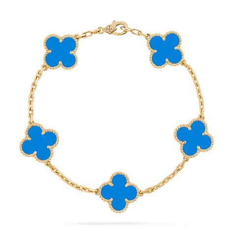 van cleef arpels clover bracelet replica|van cleef bracelet alhambra price.